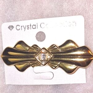 Art Deco Gold Bar Pin